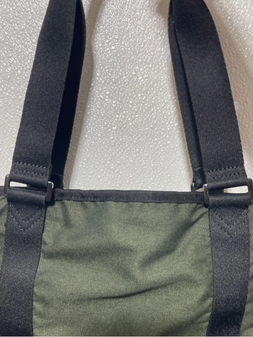 2/$40 Nike Olive Green Messenger Tote with Black Straps - Picture 10 of 10